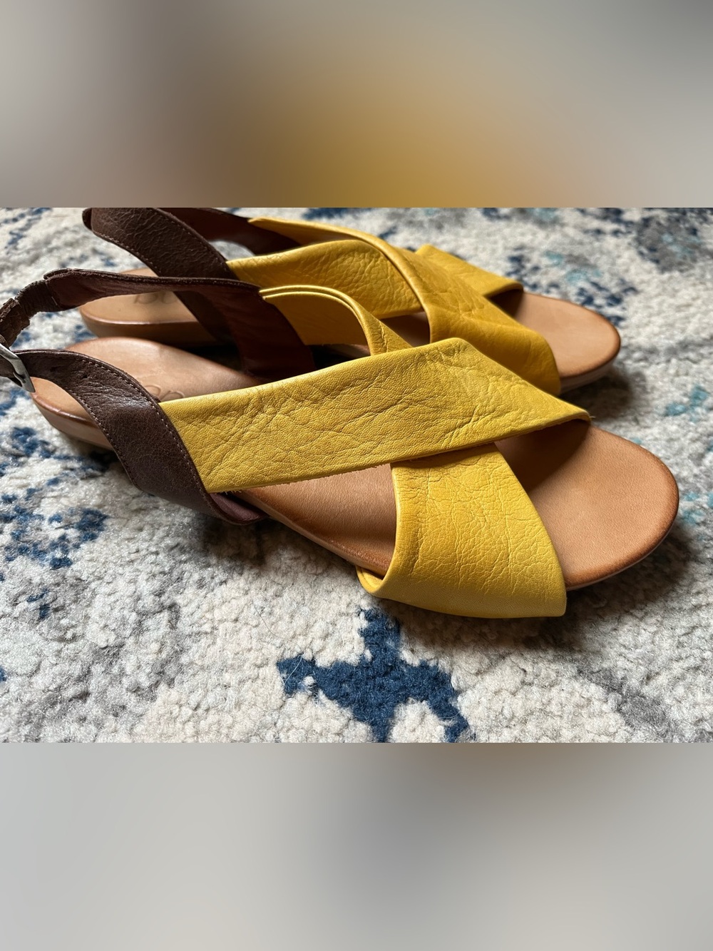 Bueno Leather Slingback Sandals